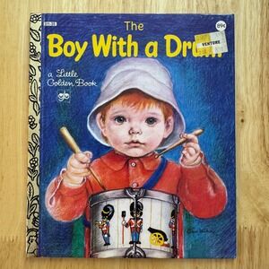 The Boy With a Drum Little Golden Book Childrens Storybook Eloise Wilkin 1980